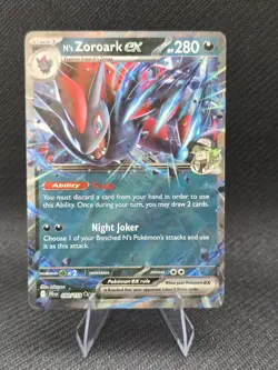 Pokemon TCG N's Zoroark EX Double Rare Holo Card 098/159 SV09 Journey Together - Image 1