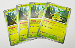 Pokemon Card 2024 Temporal Forces Playset Turtwig 010/162 4x x4 - Image 1