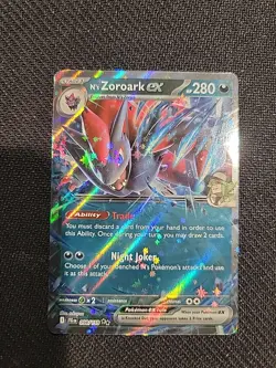 Pokemon TCG N's Zoroark EX 098/159 Double Rare Card Journey Together - Image 1