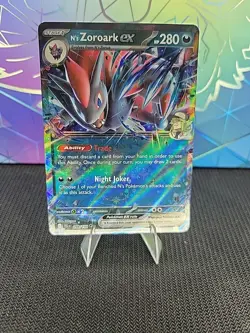 Pokemon TCG N's Zoroark EX 098/159 Double Rare Card Journey Together - Image 3