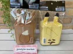 Pokemon Card Game Plush Deck Box Case Pikachu & Eevee Pokemon Center Japan - Image 4