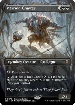 Marrow-Gnawer (Borderless) -Foil Near Mint MTG Commander: Bloomburrow - Image 1