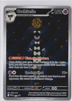 Gothitelle 211 Black Star Promo Illustration Rare Pokemon Card White Flare NM - Image 1