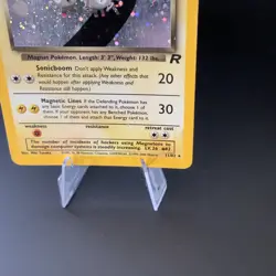 Pokemon Dark Magneton 11/82 Holo Rare Team Rocket Card HP Damaged Scratched Card - Image 5