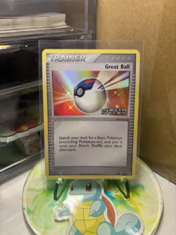 Pokemon Card Great Ball 90/113 ex Delta Species Reverse Holo Vintage LP 2005 - Image 1