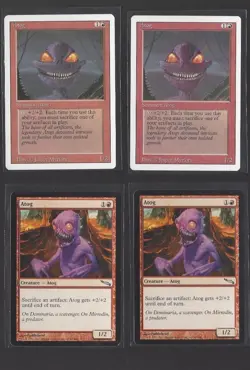 Magic the Gathering MTG Atog Playset x4 2x Mirrodin 2x Revised - Image 1