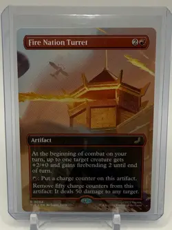 Fire Nation Turret (Borderless) - Avatar: The Last Airbender: Eternal(Non-Foil) - Image 1