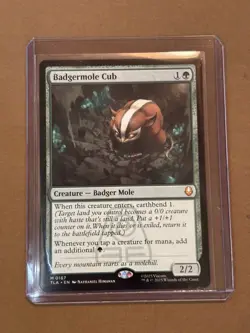 MTG: Badgermole Cub - Avatar: The Last Airbender NM English - Image 1