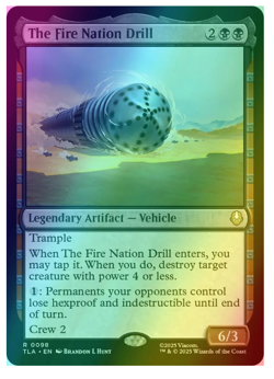 The Fire Nation Drill - Foil Avatar MTG - Image 1