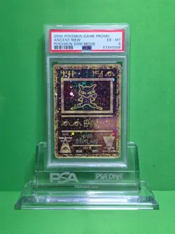 POKEMON 2000 MOVIE PROMO ANCIENT MEW PSA 6 WITH SWIRL! - Image 1