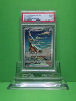 POKEMON 2024 SURGING SPARKS SKARMORY ILLUSTRATION RARE 209 PSA 9 - Image 1