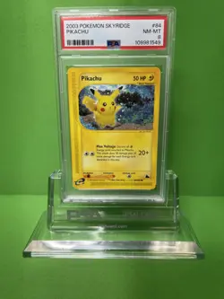 2003 POKEMON SKYRIDGE 84 PIKACHU PSA 8 - Image 1