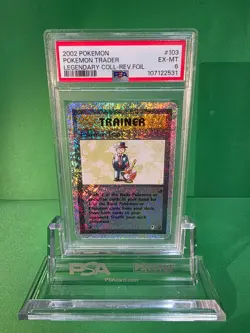 2002 POKEMON POKEMON TRADER LEGENDARY COLLECTION REVERSE 103/110 PSA 6 - Image 1