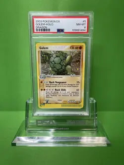 2003 POKEMON EX DRAGON 5 GOLEM-HOLO PSA 8 - Image 1