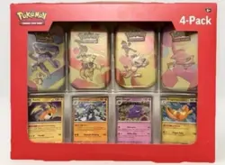 Sam’s Club Pokemon 151 Mini Tin 4 Pack NEW/SEALED/SHIPS FAST - Image 1