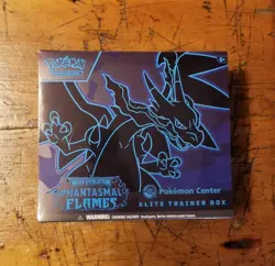 Pokemon Phantasmal Flames Pokemon Center ETB New Sealed Ships Today - Image 1