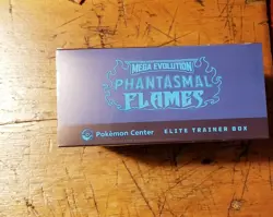 Pokemon Phantasmal Flames Pokemon Center ETB New Sealed Ships Today - Image 2