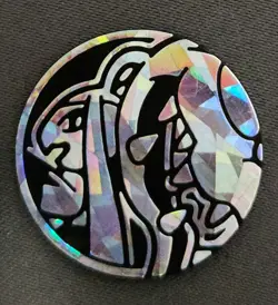 Pokemon Tcg Silver Cracked Ice Holo Mega Mawile Ex Flip Coin - Image 1