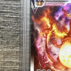 2022 POKEMON SWSH BLACK STAR PROMO #261 FULL ART/CHARIZARD VMAX PSA 7 - Image 5