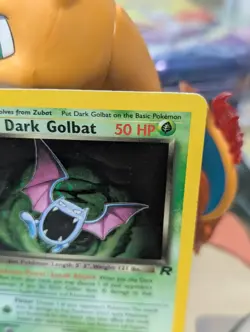 Pokemon TCG Dark Golbat 7/82 - Team Rocket Holo Unlimited Edition With Swirl 🍥 - Image 3