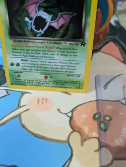 Pokemon TCG Dark Golbat 7/82 - Team Rocket Holo Unlimited Edition With Swirl 🍥 - Image 5