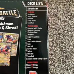 New Sealed: Pokemon TCG Koraidon ex Deluxe Battle Deck - Image 3