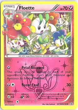 Floette Uncommon Generations: Radiant Collection RC18/RC32 LP Pokemon - Image 1