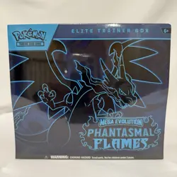 Pokemon Mega Evolution Phantasmal Flames Elite Trainer Box - NEW - FREE SHIPPING - Image 1