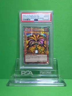 YU-GI-OH 2023 TN23 EXODIA THE FORBIDDEN ONE QUARTER CENTURY RARE EN002 PSA 10 - Image 1