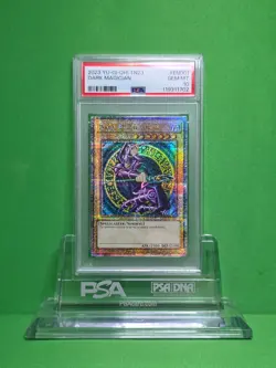 YU-GI-OH 2023 TN23 DARK MAGICIAN QUARTER CENTURY RARE EN001 PSA 10 - Image 1