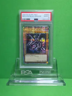 YU-GI-OH 20233 TN23 RED-EYES BLACK DRAGON QUARTER CENTURY RARE EN003 PSA 10 - Image 1