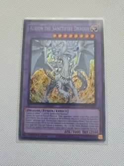 Albion The Sanctifire Dragon (MISPRINT) MP24-EN082 Secret Rare 1st NM Yugioh - Image 1