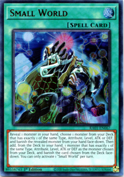 Small World - RA01-EN067 - Ultra Rare - 1st Edition Yugioh - Image 1