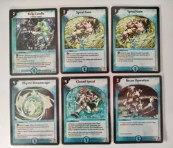 Duel Masters 62 Water Civilization Sleeved Cards TCG CCG - Common And Uncommon - Image 3