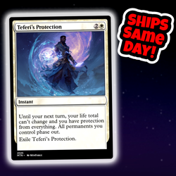 Teferi's Protection - Custom Art Magic: The Gathering Playtest Card - Commander - Image 1