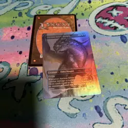 Ancient Silver Dragon Full Art Foil Play Test Mtg Card - Image 1