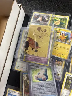 Large Pokemon Lot 2 Binders Top Loaded Cards Large Promo Card Read Details - Image 4