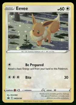 Eevee - SWSH190 Promo Holo NM Pokemon SWSH: Sword & Shield Promo Cards - Image 1
