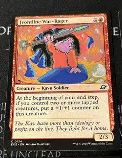 Kavu Altered Art Card Lot | Edge of Eternities | Magic the Gathering - Image 5