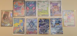Set Of Ten (10) Highly Desirable POKEMON Cards N/M conditions - Image 1