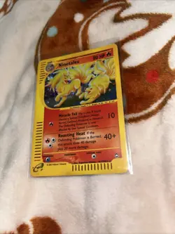 Pokemon Aquapolis Ninetales Holo Card #H19/H32 English Edition - Image 1