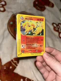 Pokemon Aquapolis Ninetales Holo Card #H19/H32 English Edition - Image 3