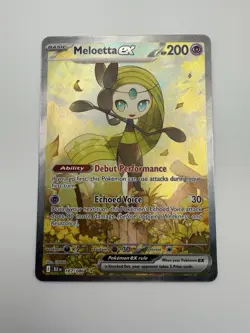 Pokemon Card TCG Meloetta EX Black Bolt Sir 167/086 Mint Condition Pack Fresh - Image 1