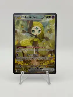 Pokemon Card TCG Meloetta EX Black Bolt Sir 167/086 Mint Condition Pack Fresh - Image 2