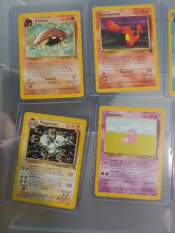 Pokemon 7 Card Lot Team Rocket Charmander Dark Hypno Voltorb Kabuto Magneton - Image 3