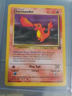 Pokemon 7 Card Lot Team Rocket Charmander Dark Hypno Voltorb Kabuto Magneton - Image 5