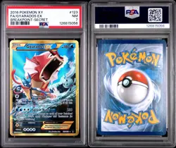 2016 POKEMON XY BREAKPOINT SECRET #123 FULL ART/GYARADOS EX PSA 7 - Image 3