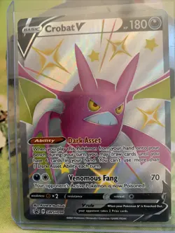 Pokemon CROBAT V SWSH098 - ULTRA RARE FULL ART PROMO - MINT - Image 1