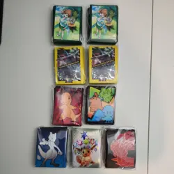 Lot of 9 NEW Official TCG Pokemon Sleeves Packs of 65 - Image 1