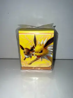 Pokemon Center Jolteon and Eevee Sealed Deck Box from Japanese Jolteon Box Set - Image 1
